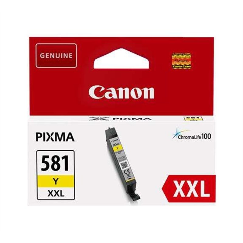 TINTA CANON CLI581CXXL YELLOW ALTA CAPACIDAD
