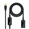 CABLE USB ALARGADOR AM/AH 10M AMPLIFICADOR NANOCABLE