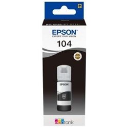 TINTA EPSON BOTE 104 BLACK ECOTANK BOTTLE C13T00P140