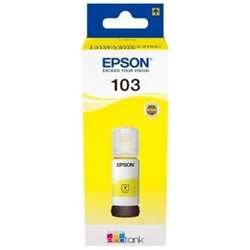 TINTA EPSON BOTE 103 YELLOW ECOTANK BOTTLE C13T00S44A  L31XX