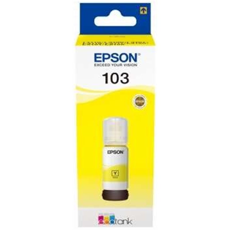 TINTA EPSON BOTE 103 YELLOW ECOTANK BOTTLE C13T00S44A  L31XX