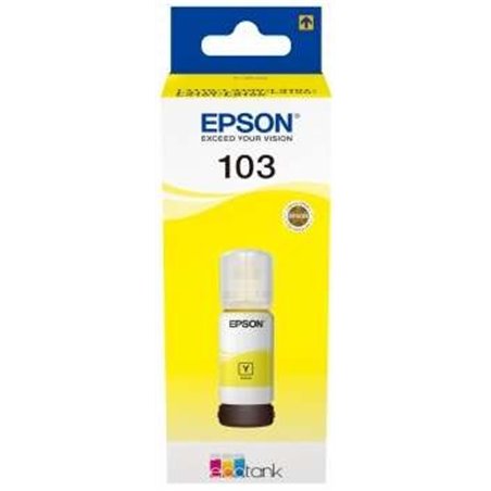 TINTA EPSON BOTE 103 YELLOW ECOTANK BOTTLE C13T00S44A  L31XX