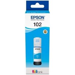 TINTA EPSON 2700/2750/3700/3750/4750 BOTE 102 CYAN ECOTANK BOTTLE (70ML)