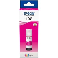 TINTA EPSON 2700/2750/3700/3750/4750 BOTE 102 MAGENTA ECOTANK BOTTLE (70ML)