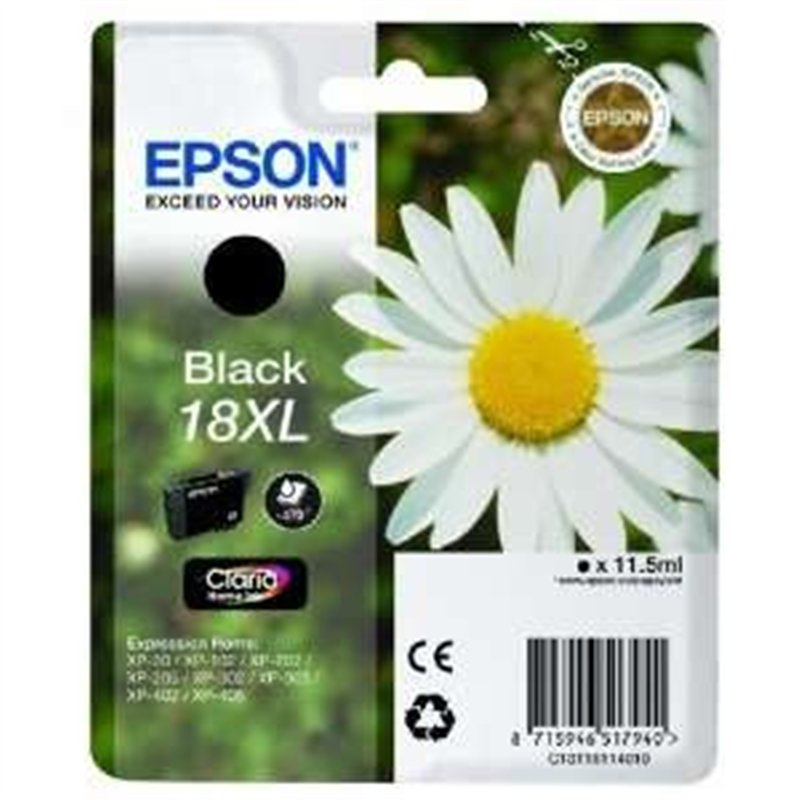 TINTA EPSON C13T18114012 BLACK 18XL
