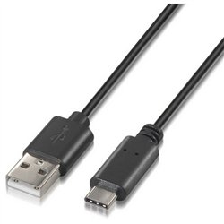 CABLE USB 3A TIPO USB-CM-AM NEGRO 0.5M NANOCABLE