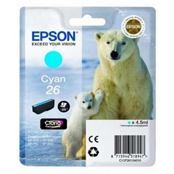 TINTA EPSON C13T26124012 T2612 CYAN