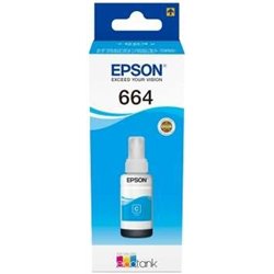 TINTA EPSON L355/L555 BOTE CYAN 664 ECOTANK BOTTLE (70ML)