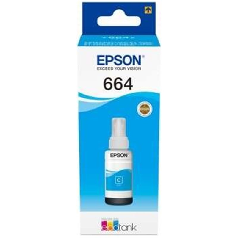 TINTA EPSON L355/L555 BOTE CYAN 664 ECOTANK BOTTLE (70ML)