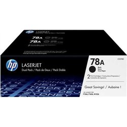 TONER HP CE278A BLACK PACK 2UD