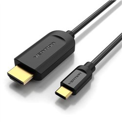 CABLE CONVERSOR HDMI 1.4 4K VENTION USB-C/M - HDMI/M 2M BLACK