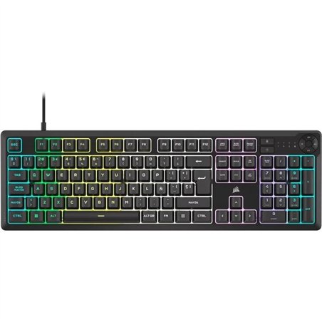 TECLADO GAMING CORSAIR K55 USB ICUE BLACK