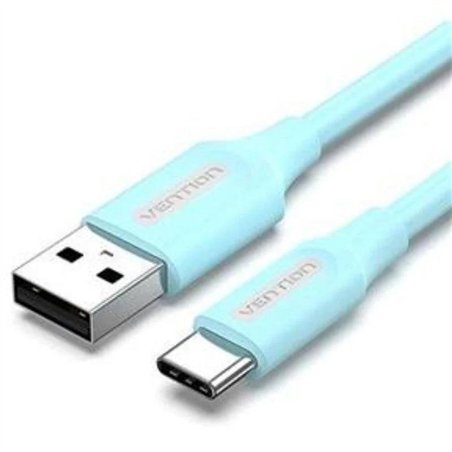 CABLE VENTION USB-A/M - USB-C/M 3A 480MBPS 60W 0.5M BLUE