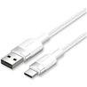 CABLE VENTION USB-A 2.0 - USB-C 3A 2M ALUMINIO WHITE