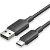 CABLE VENTION USB-A 2.0 - USB-C 3A 2M BLACK