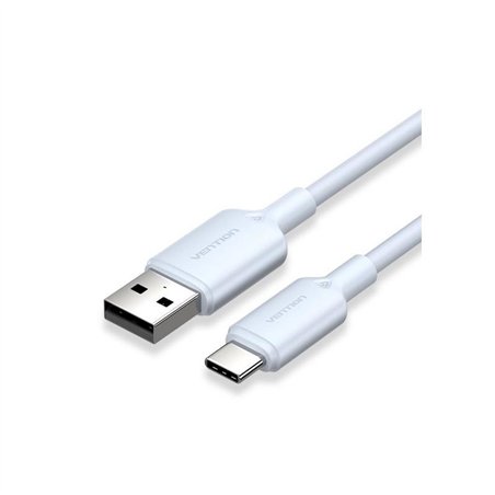 CABLE VENTION USB-A - USB-C 3A 60W 1M TRENZADO BLUE