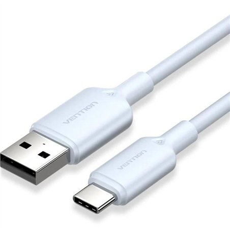CABLE VENTION USB-A - USB-C 3A 60W 2M TRENZADO BLUE