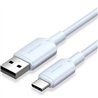 CABLE VENTION USB-A - USB-C 3A 60W 2M TRENZADO BLUE