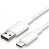CABLE USB 2.0 VENTION TIPO USB-C/M-A/M LED 480MBPS 2M WHITE