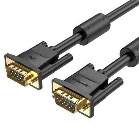 CABLE SVGA VENTION VGA/M - VGA/M 1.5M BLACK