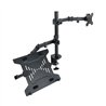 SOPORTE DE MESA MONITOR/PORTATIL TOOQ DB1200TN-B 13-32 2 BRAZOS BLACK
