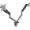 SOPORTE DE MESA TV/MONITOR TOOQ DB4132TNR-G 17-32 2 BRAZOS ASISTIDO GREY
