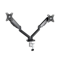 SOPORTE DE MESA TV/MONITOR TOOQ DB5132TNR-B 17-32 2 BRAZOS ASISTIDO BLACK