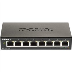 SWITCH D-LINK GIGABIT 8 PUERTOS + POE DGS-1100-08P