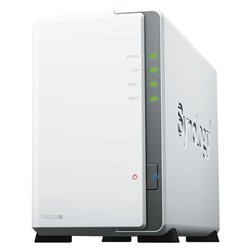 UNIDAD NAS SYNOLOGY 2 HDD/SSD DISKSTATION CPU 1.7GHZ 4 NUCLEOS WHITE