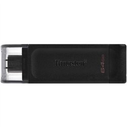 PEN DRIVE 64GB KINGSTON USB-C 3.1 BLACK