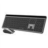 TECLADO + RATON NGS ECLIPSE SLIM SILENT WIRELESS BT MULTI RECARGABLE GREY
