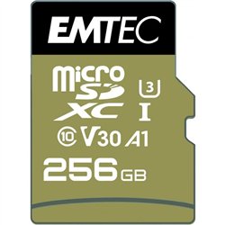 MEMORIA MICRO SD 256GB EMTEC SPEEDIN PRO C10 + ADAPTADOR SD