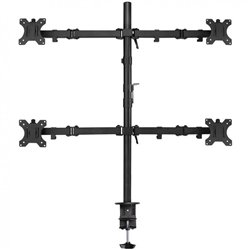 SOPORTE DE MESA TV/MONITOR EWENT EW1514 10-32 4 BRAZOS BLACK