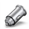 CARGADOR COCHE SMARTPHONE VENTION 20W USB-A USB-C SILVER