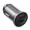 CARGADOR COCHE SMARTPHONE VENTION 30W USB-A USB-C SILVER
