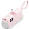 POWERBANK VENTION 4800MAH 2XUSB-C + LIGHTNING 22.5W USB-C PLEGABLE ROSE