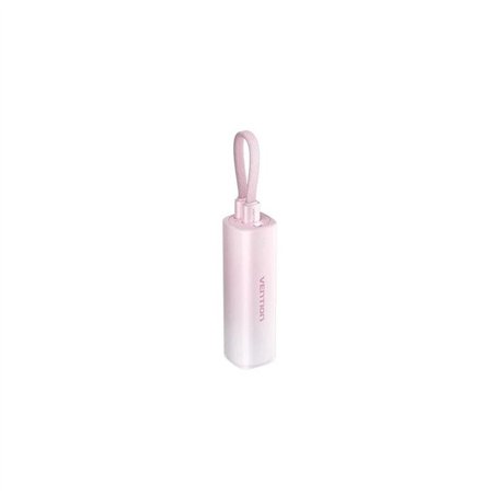 POWERBANK VENTION 5000MAH USB-C + LIGHTNING 20W ROSE