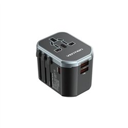 CARGADOR DE PARED VENTION UNIVERSAL USB-C 2XUSB-A 20W
