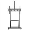 SOPORTE TV MONITOR AISENS SUELO CON RUEDAS 37-100 150KG BLACK