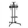 SOPORTE TV MONITOR AISENS SUELO CON RUEDAS 37-70 50KG BLACK