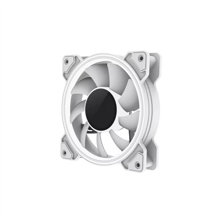 VENTILADOR GM 12CM ADICIONAL GAMING CHASIS ARGB DUAL INFINITY SILENC WHITE