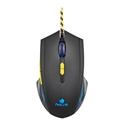 RATON NGS GAMING 6 BOTONES USB RGB BLACK