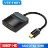 ADAPTADOR MINI DISPLAYPORT - HDMI VENTION MINI DP/M - HDMI/H 15CM BLACK