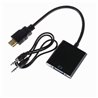 CABLE CONVERSOR ONEWAY HDMI A SVGA + AUDIO 3.5MM BLACK