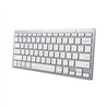 TECLADO TRUST BASICS SLIM WIRELESS BLUETOOTH TKL SILVER