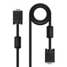 CABLE SVGA NANOCABLE HDB15M/HDB15M 10M 2 FERRITAS