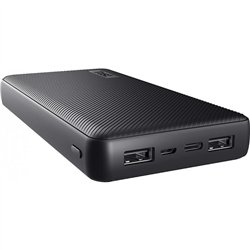 POWERBANK TRUST PRIMO 20000MAH 2A USB + USB-C + MICRO-USB ECO BLACK