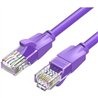 CABLE DE RED CAT.6 UTP 1M VENTION PURPLE