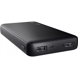 POWERBANK TRUST PRIMO 15000MAH 2A USB + USB-C + MICRO-USB ECO BLACK