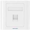 ROSETA DE PARED VENTION RJ45 CAT.6 UTP 1 TOMA WHITE